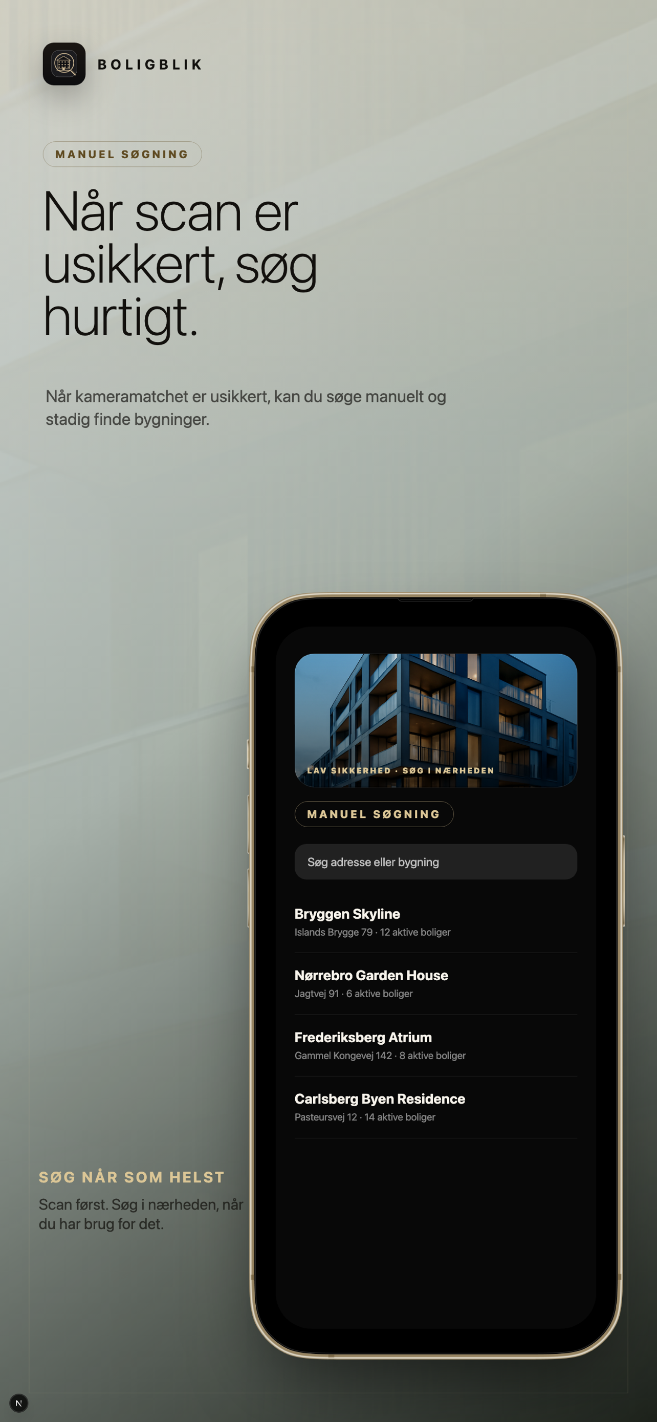 Boligblik manual search
