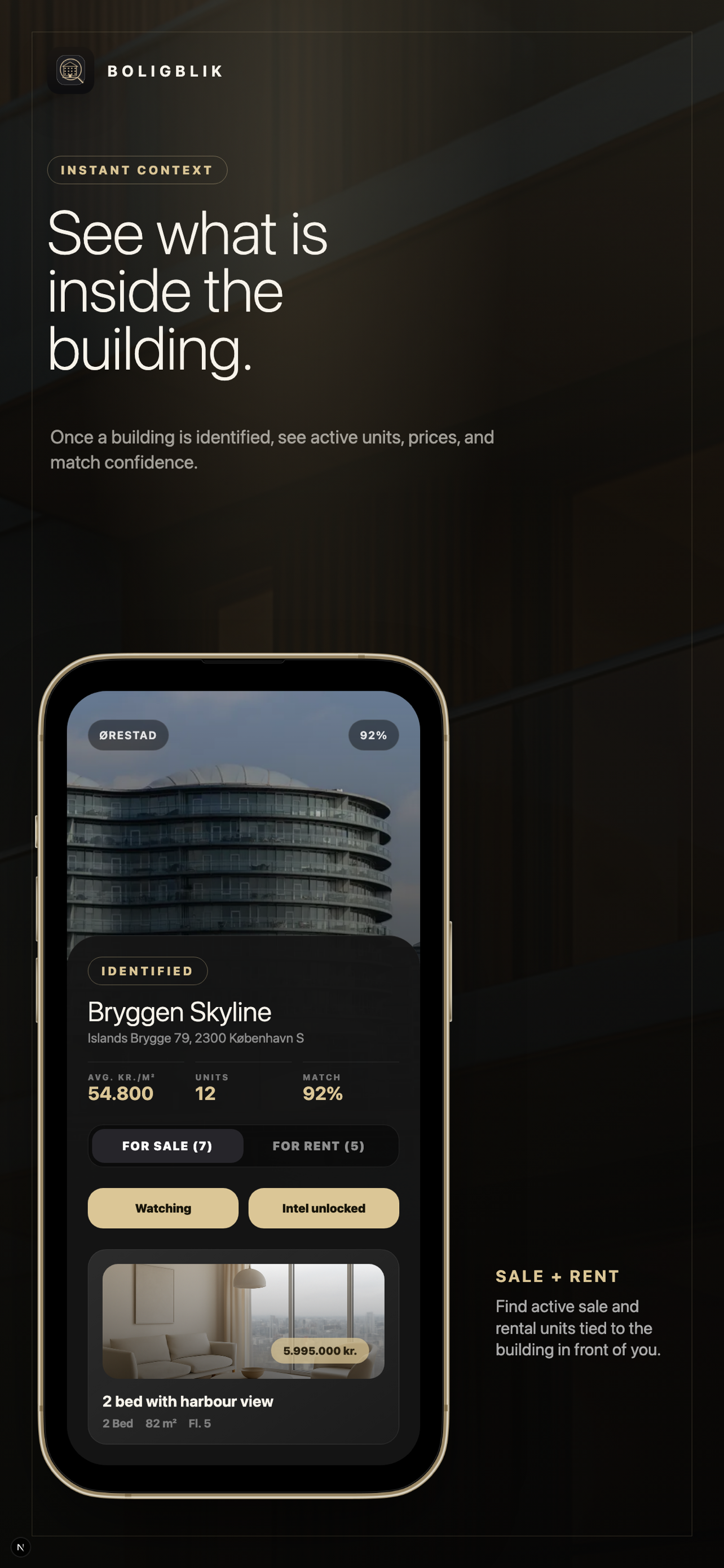 Boligblik App Interface